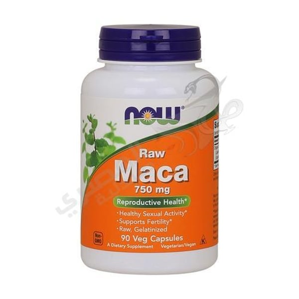 Now Foods Raw Maca 750 Mg 90 Vegetarian Tablets