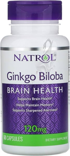 Natrol Ginkgo Biloba - - 120 Mg 60 Capsules