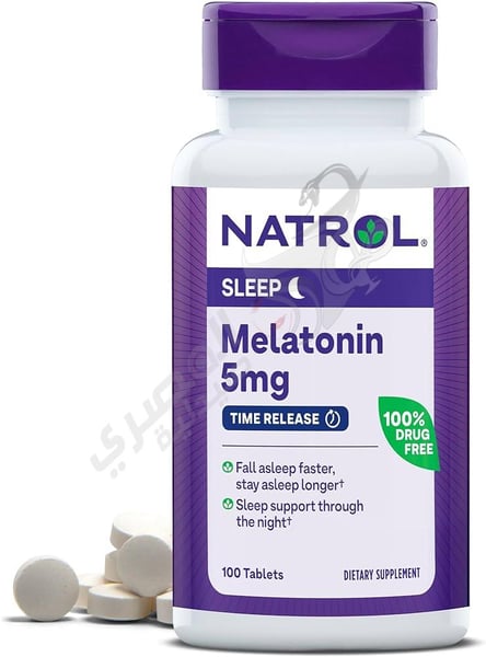 Natrol Melatonin Time Release Capsules 5 mg 100 Count