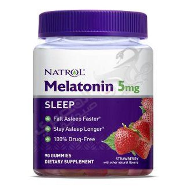 Natrol Melatonin Sleep Aid Gummies - Strawberry - 5 Mg 90 Capsules
