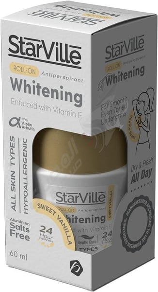 Starville Whitening Roll On Sweet Vanilla 60 Ml