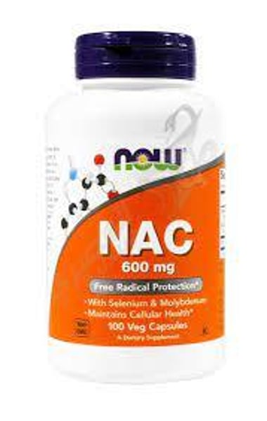 Now Foods Nac 600 Mg 100 Vegetarian Capsules