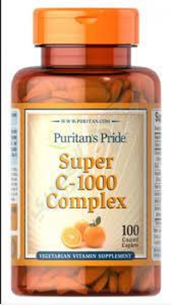 Puritan'S Pride Super C-1000 Complex 100 Coated Caplets