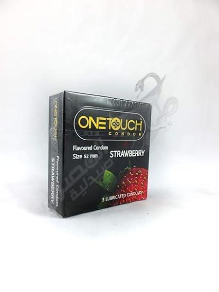 One Touch Onetouch Condom 3 Pcs - Strawberry