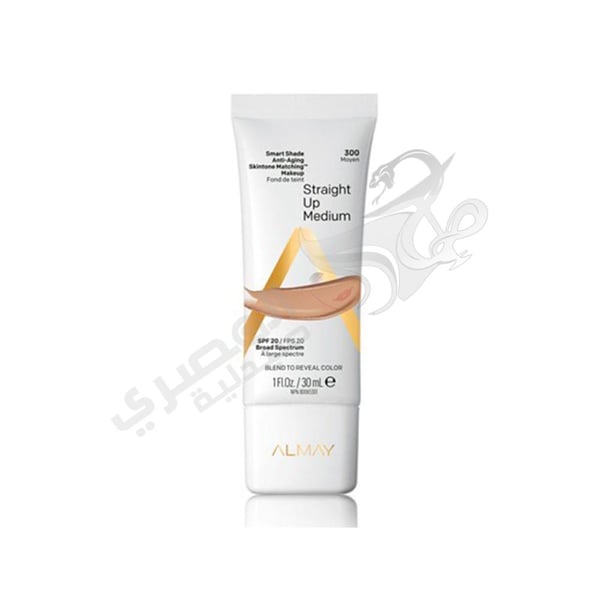 Almay Smart Shade Anti-Aging Skintone Matching Makeup Medium 300 Ml