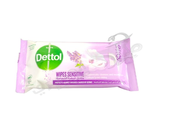 Dettol Antibacterial Wipes Sensitive 10 Wipes