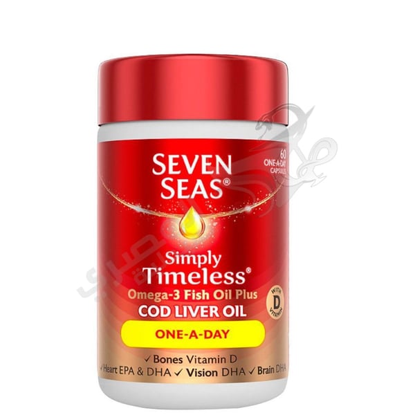 Seven Seas Cod Liver Oil One-A-Day 60 Capsules