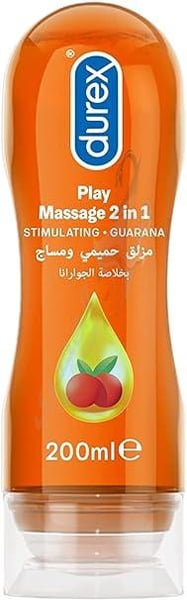 Durex Play Massage 2 In 1 Lubricant Stimulating Guarana- 200 Ml