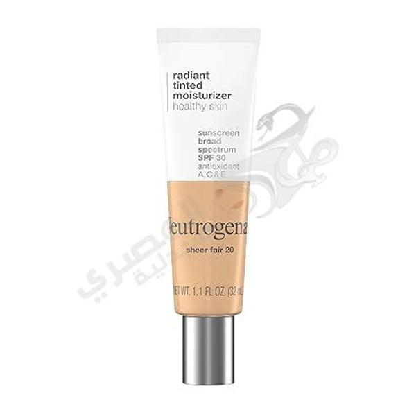 Neutrogena Healthy Skin Radiant Tinted Facial Moisturizer Sunscreen Vitamins A C & E 32 Ml