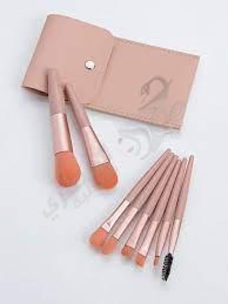 Makeup Brush Set 8Pcs Minimalist Portable Multifunctional