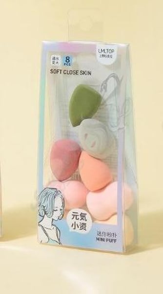 Mini Puff 8Pcs Soft Close Skin