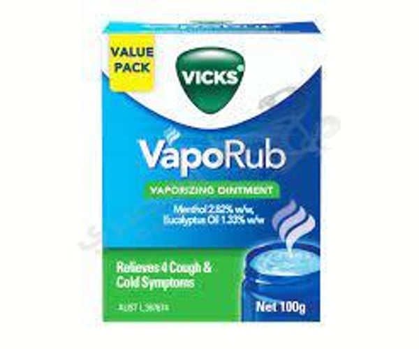 Vicks Vaporub Vaporizing Oitment 100G