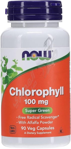 Now Foods Chlorophyll 100 Mg 90 Veg Capsules