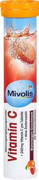 Mivolis Vitamin C Effervescent Tablets 20 Pcs
