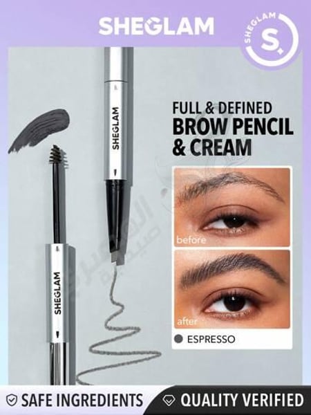Sheglam Fill Me In 2-In-1 Eyebrow Pencil Espresso