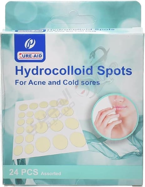 Cure Aid Hydrocolloid Spots 24 Strips