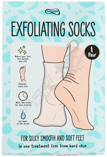 Footsteps Exfoliating Socks For Silky Smooth And Soft Feet 1 Pair