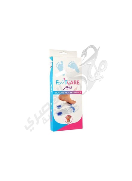 Foot Care Flat Foot Silicone Healthy Insole 41-42
