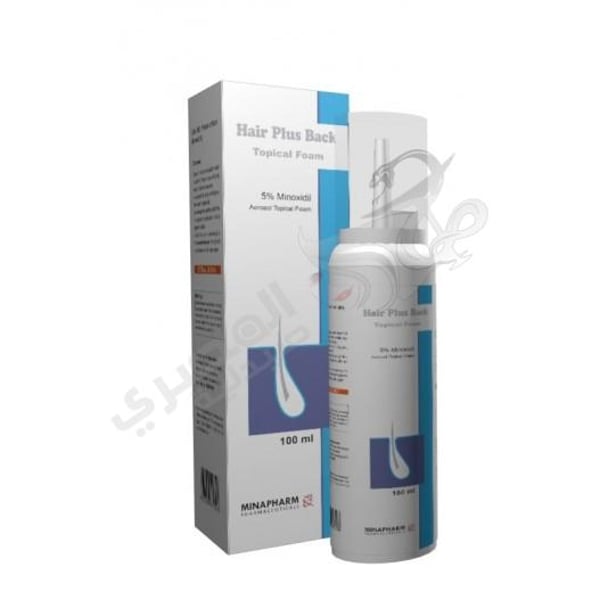 Hair Plus Back Topical Foam 5% Minoxidil 100 Ml