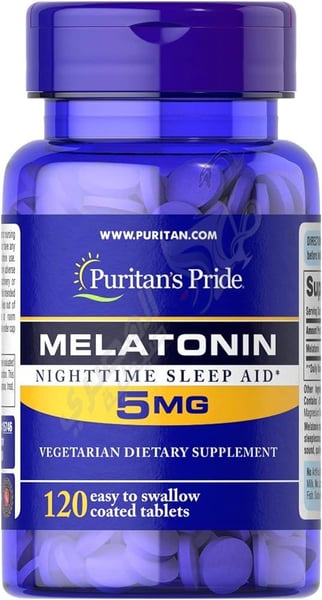 Puritan'S Pride Extra Strength Melatonin 5 Mg-120 Tablets