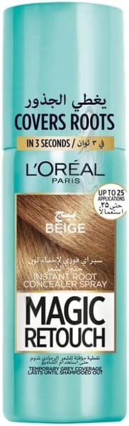 L'Oreal Paris Magic Retouch Spray INSTANT ROOT CONCEALER SPRAY (BEIGE) 75ML