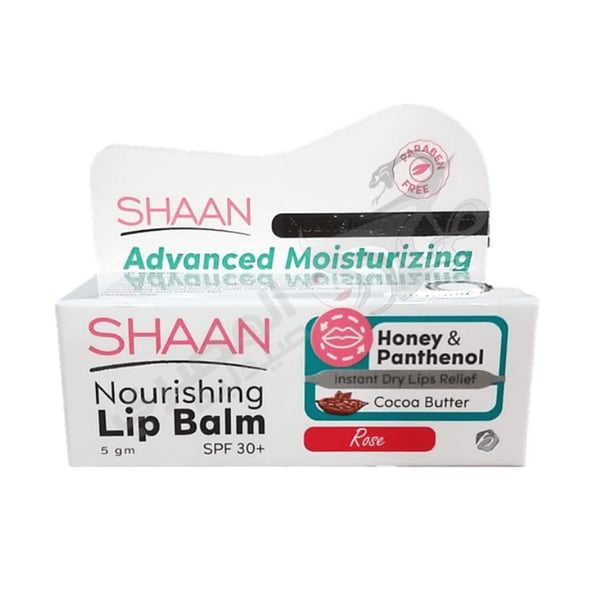 Shaan Lib Balm Rose 5 Gm