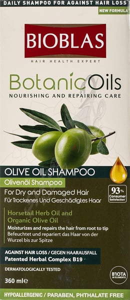 Bioblas botanic oils olive oil shampoo 360ml