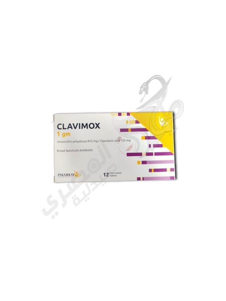 Clavimox 1 gm 12 f.c.tabs.