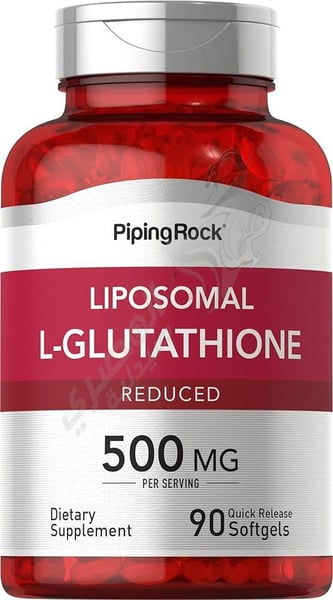 Piping Rock Liposomal L-Glutathione (Reduced) 500MG 90 Softgels