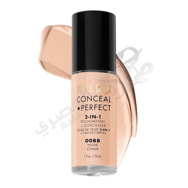 Milani Conceal + Perfect 2-in-1 Foundation + Concealer - 00BB Nude - 1 fl oz