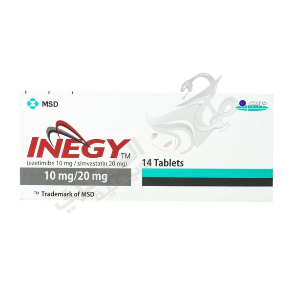 Inegy 10 mg-20 mg - 14 Tablets