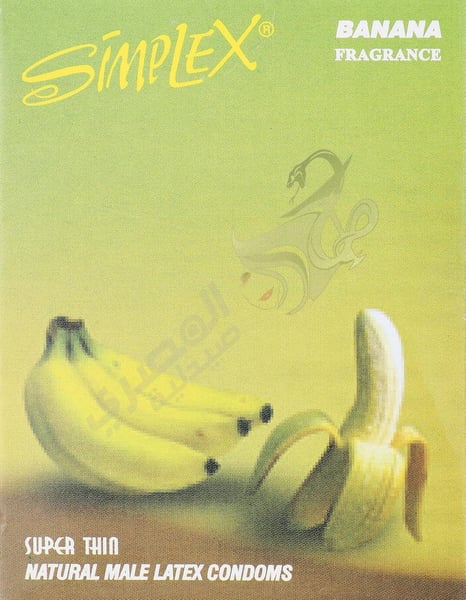 Simplex condom- banana
