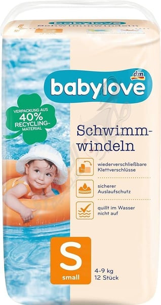 Baby Love Swim diapers Small 12 Pcs