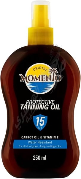 Momento Protective Tanning Oil SPF 15 - 250Ml