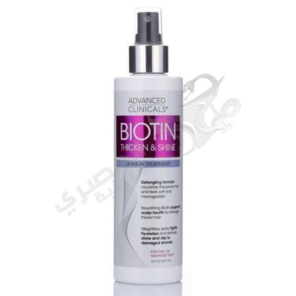 Advanced Clinicals Biotin Leave-in Treatment - 237ML