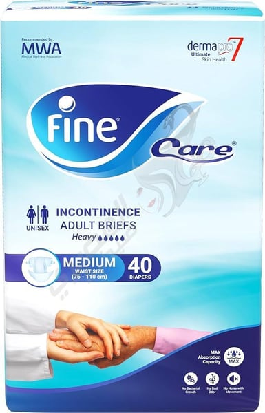 Fine Care Adult Briefs Medium 40 Diapers