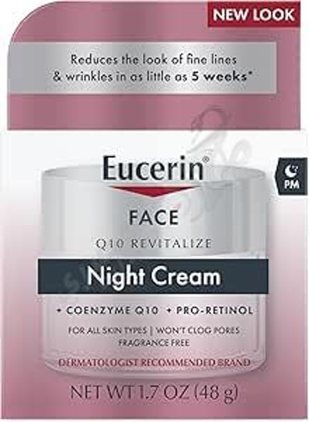 Eucerin Face Q10 Revitalize Night Cream Fragrance Free 48 g