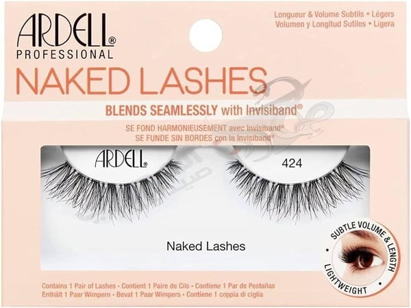 Ardell Strip Lashes Naked Lashes 424 Blends Seamlessly with Invisiband