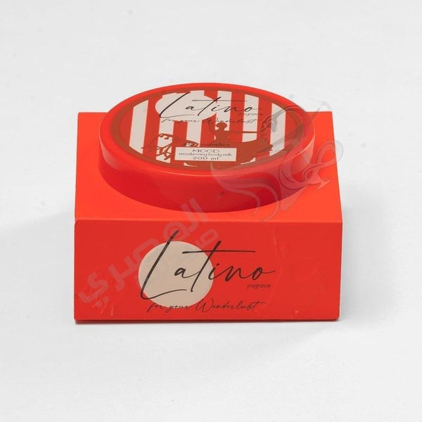 Mood latino body milk 200ml will leave your skin soft and smelling all day - red