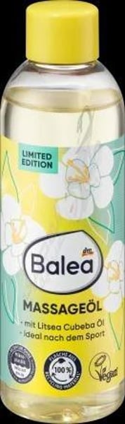 Balea masážní olej s vavřínem 100 ml 4066447670738