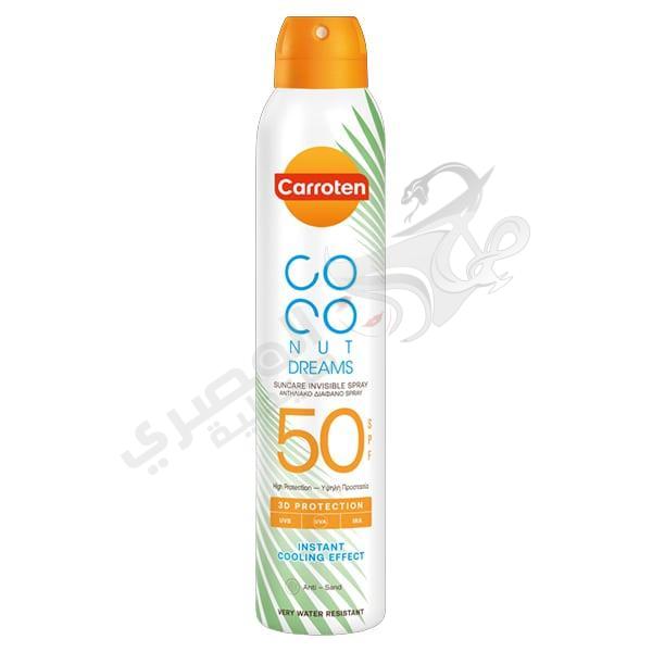 Carroten Coconut Dreams Suncare Invisible Spray 3D Protection SPF 50 200 ml 5201314180692