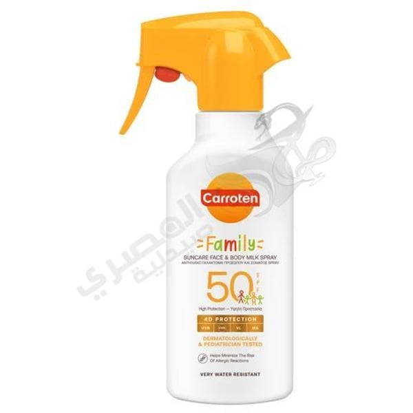 Carrotten Milk Spray Trigger Family SPF 50 270 ml 5201314180524