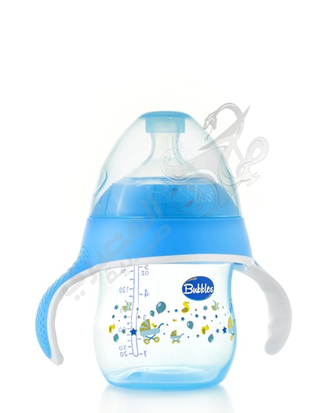 Bubbles Natural feeding bottle 150ml with hand 6223012840622