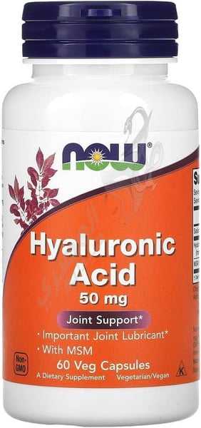 Special Import - Now Hyaluronic Acid with MSM 60 Vegetarian Capsules 733739031563