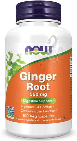 Special Import - Now Foods Ginger Root 550 mg 100 Capsules 733739046802