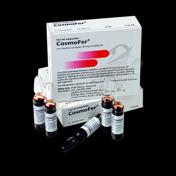 Cosmofer 50mg/ml for inf. 5 amps. 5706020020053