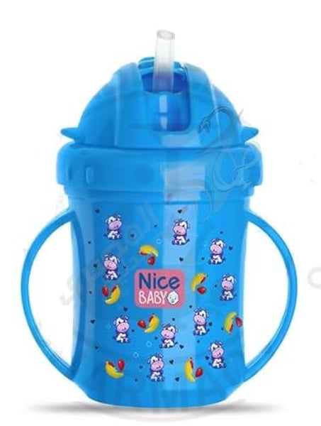 Nice baby cup with straw Blue 6772504668317