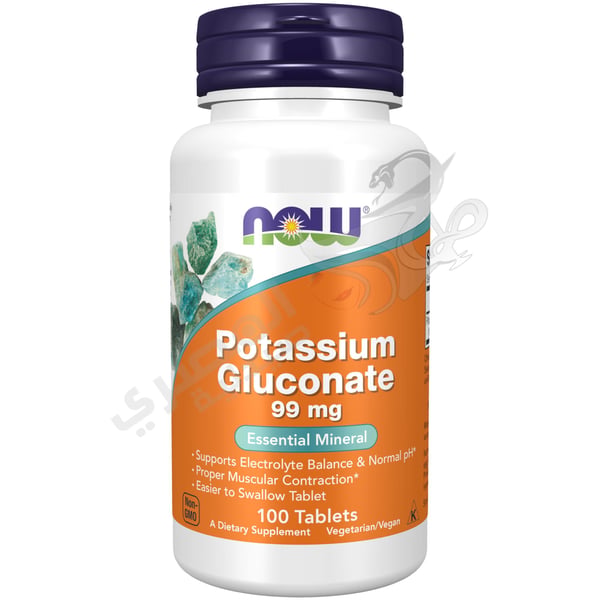 Special Import - Now Foods Potassium Gluconate 99 mg 100 Tab 733739014603