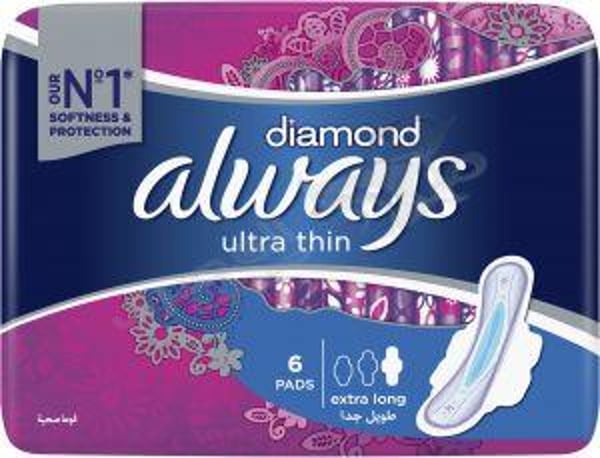 Always Diamond Extra Long Pcs 6 Pads Size Extra Long