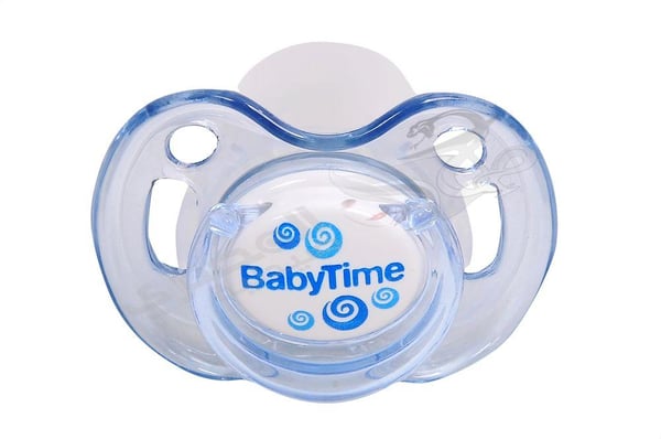 Baby Time Baby Pacifier 149 Silicone Orthodontic With Cap Pink